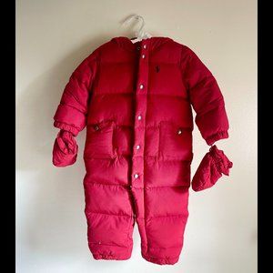 Ralph Lauren Toddler Winter Snowsuit 12 months